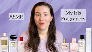 ASMR  Iris  Orris Perfume Collection  Glass Tapping amp Soft Spoken [upl. by Eirtemed]