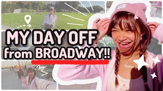 My DAY OFF in NYC from BROADWAY Rehearsals  Angelica Hale [upl. by Ocirled271]