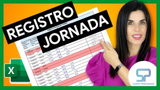 ✅ Plantilla automatizada REGISTRO de JORNADA LABORAL en Excel [upl. by Grunenwald]