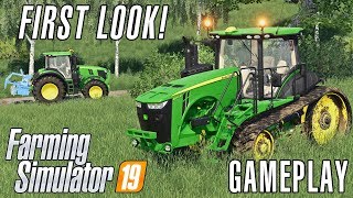 Farming Simulator 19  First Look Gameplay [upl. by Rhines]