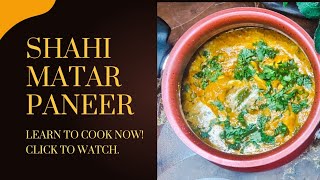 Delicious Shahi Matar Paneer Recipe😋😋 Subscribe my youtube channel SHAHNAZRECIPE07 [upl. by Ydnam]