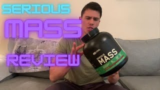 Optimum Nutrition Serious Mass Weight Gainer Protein Powder Review [upl. by Ricki]