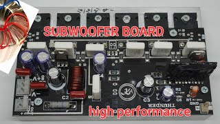 kumar audios 6 transistor mono board subwoofer amp board  ka2611 kumar audios [upl. by Ibok]