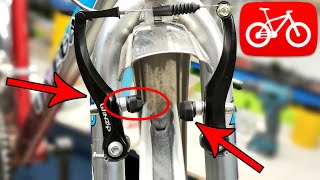 How can I improve the braking of my bike Replacing a bicycle brake  VBRAKE [upl. by Nuahsed858]