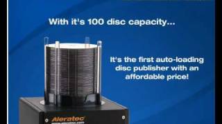 Aleratec DVDCD RoboRacer LS Duplex part  280111 LightScribe DVD Auto Duplicator [upl. by Eerolam]