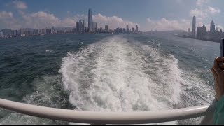 Ferry Rides From Central Hong Kong to Cheung Chau Island 🏝 [upl. by Aratnahs]