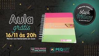 Aula Grátis  Planner com fechamento em couro artesanato blackfriday [upl. by Kallista576]