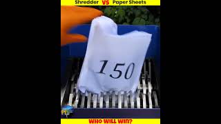 Tonnes Of Paper Sheets Vs Shredder [upl. by Cordle243]