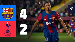 💥 HIGHLIGHTS I BARÇA 42 TOTTENHAM  GAMPER TROPHY💥 [upl. by Nordna192]