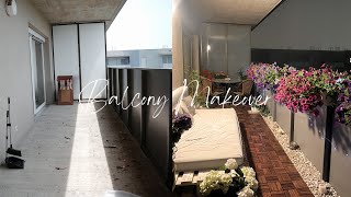 1 I DIY Balcony makeover from scratch I ein gemütlicher Paradies 🌿 [upl. by Lissa]