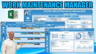 How To Create A Work Maintenance Manager With Dashboard amp Scheduler In Excel Free Download [upl. by Mathi]