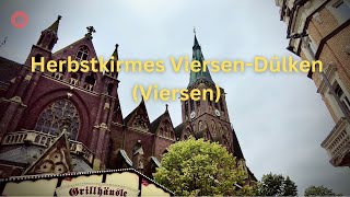 Herbstkirmes ViersenDülken 2024Germany City Walk [upl. by Wootten444]