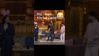 Alia  Kapil JiJa Sali game😆😁 Jigra in Kapil Show Kapilryandom funnyvideo bollywood [upl. by Donald]