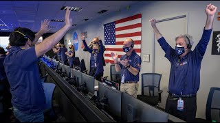 NASA Perseverance Rover Lands Safely On Mars  FULL LANDING SEQUENCE [upl. by Nurse]