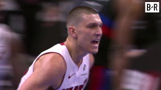 Tyler Herro Makes Three 3Pointers in 50 Seconds to Force OT vs Pistons  2024 NBA Cup [upl. by Quiteria]