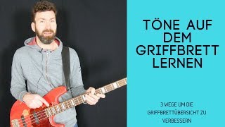 Töne auf dem Griffbrett lernen  3 Wege [upl. by Donoho]