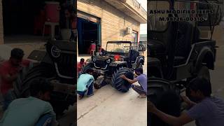 New tyre fitting rdy from Punjab M9872600310 jeep jeep shorts shortvideo video tyre trending [upl. by Dorahs986]