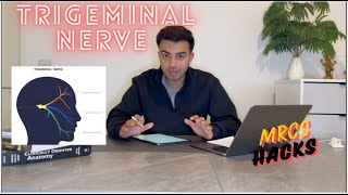 The Trigeminal Nerve  The 5th Cranial Nerve V  MRCS Hacks [upl. by Najtsirk]