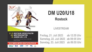 Livestream der JugendDM 2023 in Rostock  Freitag [upl. by Worth672]