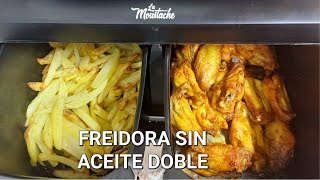 PROBANDO FREIDORA DE AIRE CON DOS CESTOS sin aceite  Airfryer [upl. by Yecaj]