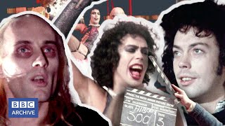 1975 ROCKY HORROR PICTURE SHOW Behind the Scenes  Film Night  Making Of  BBC Archive [upl. by Aihsoek858]