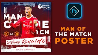 MAN OF THE MATCH POSTER  TUTORIAL [upl. by Nnylaehs]