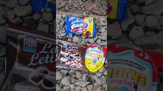 Kinder joy with love letter creamy wafer shortswaferskinderjoy [upl. by Nawiat]