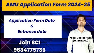 AMU Application Form 202425 Latest Update  AMU Entrance Exam 202425  AMU Admission 202425 [upl. by Amorita]