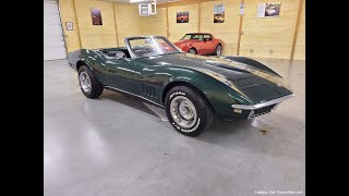 1968 British Green Corvette Convertible 4spd For Sale [upl. by Bullough]