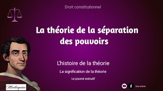 Comprendre la théorie de la séparation des pouvoirs en 4 minutes [upl. by Laeno450]