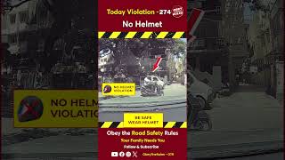 TODAY VIOLATION274 Stay safe on your ride—wear a helmet otr chennaitrafficpolice obeytherules [upl. by Eidnil]