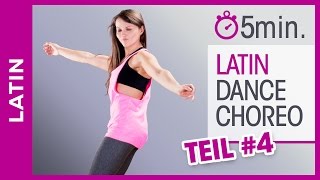 LATIN DANCE  Tanz Choreografie  Tanzen lernen zuhause  Teil 45 [upl. by Eesdnyl]