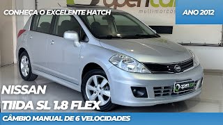 NISSAN TIIDA SL 18 FLEX CÂMBIO MANUAL 2012 VENDIDO [upl. by Sordnaxela]