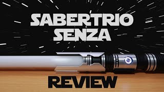 Sabertrio Senza CFX Neopixel Lightsaber Review [upl. by Relyc701]