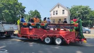 New Brunswick Juneteenth Parade Arrives at Pine Street  6222024 [upl. by Marta]