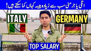 Italy Vs Germany  Top Demand Salaries [upl. by Adle739]