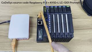 CoDeSys source code for Raspberry Pi 5  KYIOLC1301 Profinet IO [upl. by Griffiths]