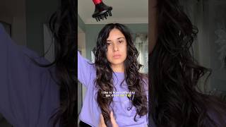 Hair Diffuser Wavy Hair 2B Hair Diffuser Tutorial wavyhair influencer hairstyles [upl. by Aicekat]