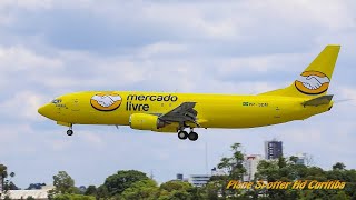 MELI Air Mercado Livre 1º Vídeo do voo da frota de aviões no Brasil Aeroporto Inter Afonso Pena [upl. by Nosmas]