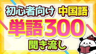 【中国語聞き流し】初心者必見！中国語単語『300個』を寝ながら聞き流し！ [upl. by Annadiana356]