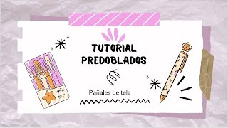 DIY PREDOBLADO DE FRANELA  PAÑAL DE TELA  TUTORIAL [upl. by Jone213]