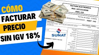 COMO CALCULAR EL PRECIO SIN IGV [upl. by Kryska]