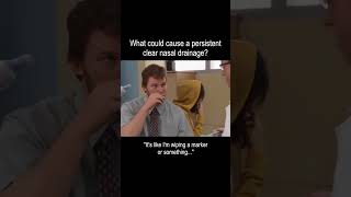 Chris Pratt With Constant Nasal Drainage Due to CSF Leak Andy Dwyer Goes to Doctor [upl. by Benildas]