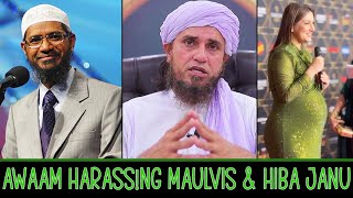 Angry Awaam VS Dr Zakir Naik amp Mufti Tariq Masood  Hiba Bukhari was Vulgar  Sana Amin [upl. by Roosnam]