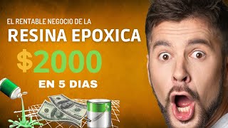 🔥 3 Pasos Clave para Empezar tu Negocio de Resina Epóxica 🤑 ¡Ideas de Negocios Rentables 2025 [upl. by Anitneuq]