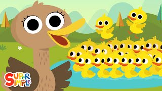 500 Ducks  Kids Songs  Super Simple Songs [upl. by Dibrin]