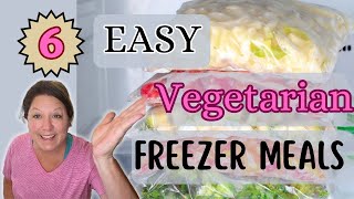 6 EASY VEGETARIAN FREEZER MEALS YOU NEED TO MAKE  FILL YOUR FREEZER WITH ME [upl. by Adnah575]