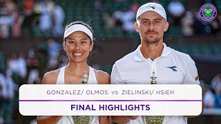 Thrilling Mixed Doubles  Gonzalez Olmos vs Zielinski Hsieh  Final  Highlights  Wimbledon 2024 [upl. by Retsehc]