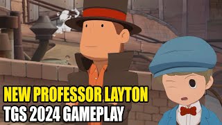 Professor Layton and the New World of Steam 6 minutes of gameplay  TGS 2024 [upl. by Nohtanhoj]