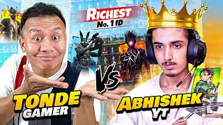 Nepals No 1 ID Abhishek YT Vs Tonde Gamer Best Collection Battle 😱 Free Fire Max [upl. by Nylirrej]